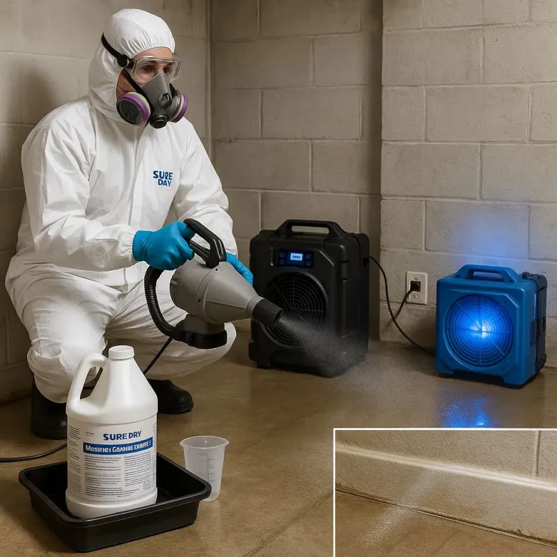 Sanitization and Odor Removal process in Eddystone, PA