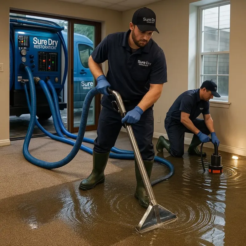 Water Extraction and Removal process in Eddystone, PA